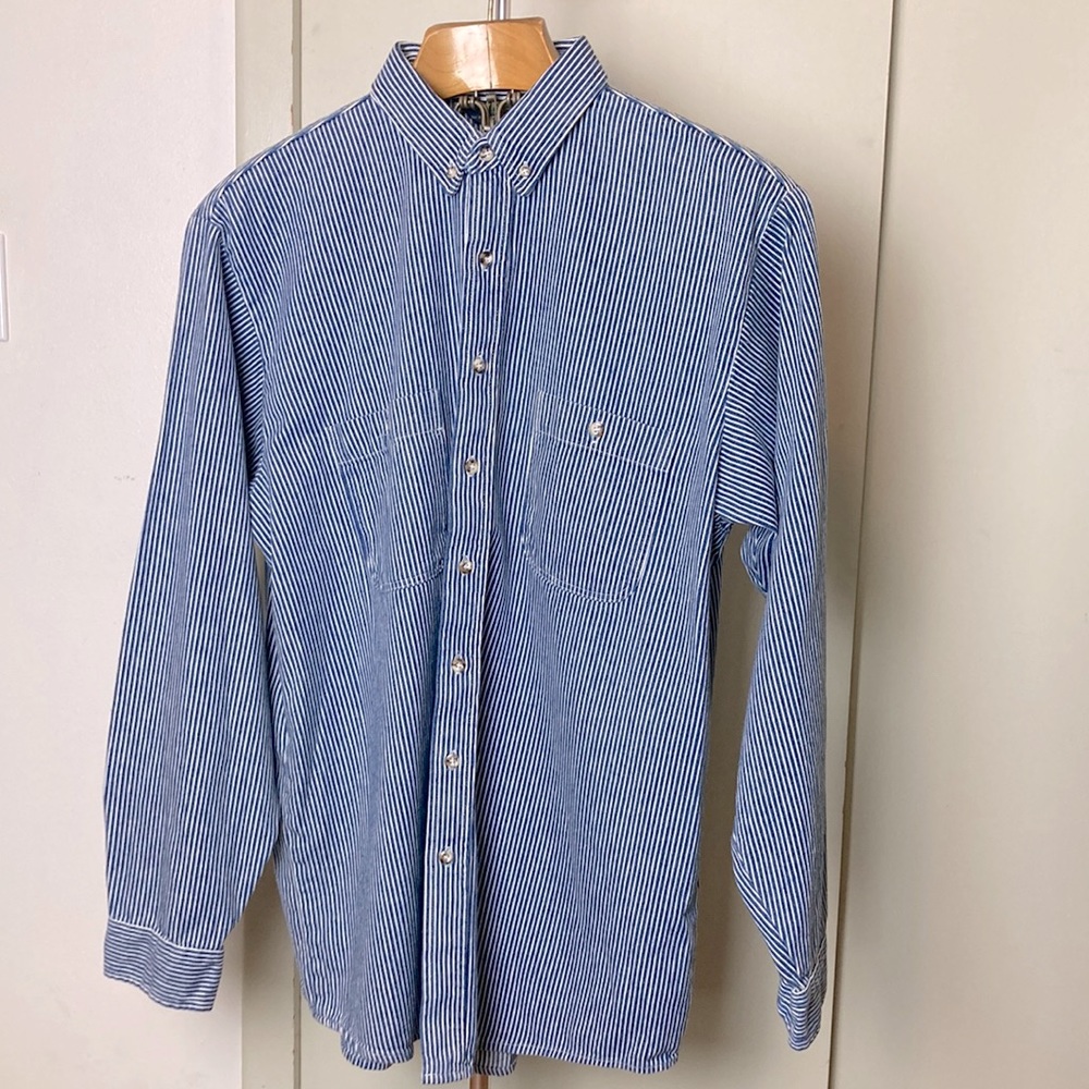 OshKosh size XXL T. In blue and white shirt